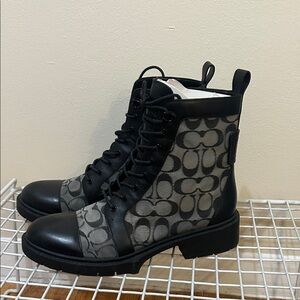 Coach combat boots